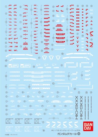 高达デカールVol.100 MG高达ヘビーアームズEW用