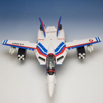 超时空要塞マクロス 1/48 完全変型版 VF-1A エンジェルバーズ仕様机