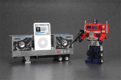 变形金刚 ミュージックレーベル オプティマスプライム ipod スピーカー