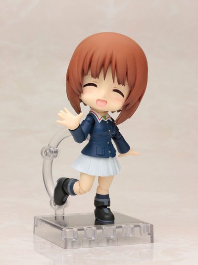Cu-poche 少女与战车 西住美穗 可动手办