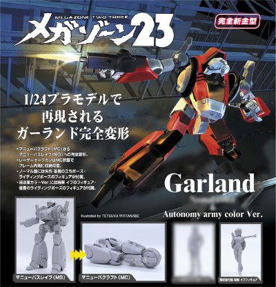 メガゾーン23 1/24 可変花环 自治军カラーVer. 限定品