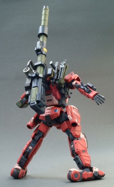 ボーダーブレイク クーガーI型 重火力兵装 Aクラスカラー 一部涂装済みPlastic Kit