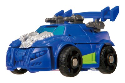 变形金刚 ビークール B09 青のスポーツカー