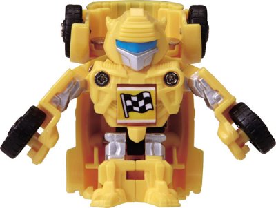 变形金刚 ビークール B04 黄色のスポーツカー