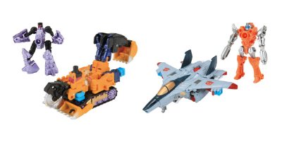 变形金刚 ユナイテッドEXP2 ドーザーMaster vs エアーMaster