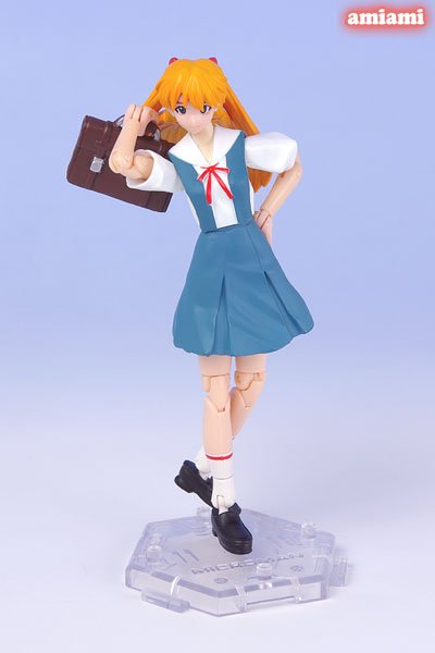 ミクロマン ミクロアクション系列 EVA アスカ(制服Ver.2)