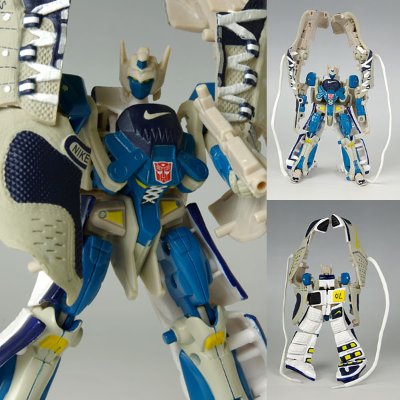 变形金刚 スポーツレーベル コンボイ feat.ナイキ FREE7.0 玛丽ンカラーVer.