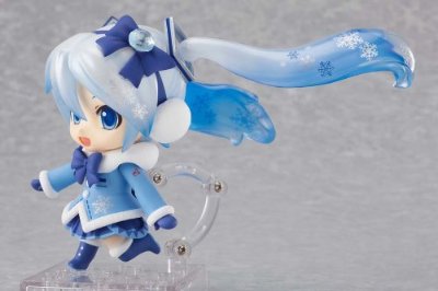 粘土人 #207 初音未来 雪未来 2012 毛绒绒外套版
