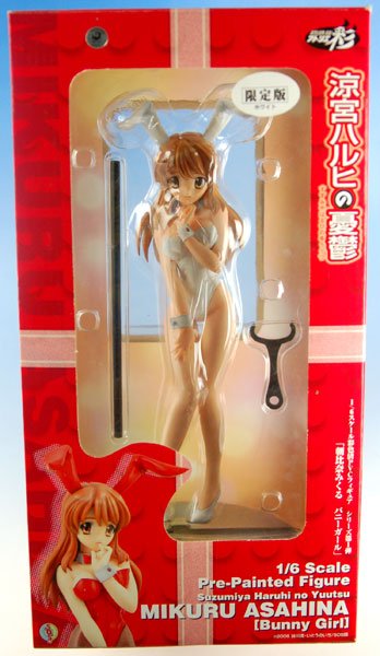 凉宫春日的忧郁 朝比奈实玖榴 兔女郎 ホワイトVer. （Chara-ani限定）