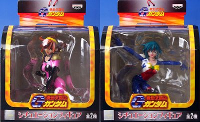 机动武闘伝G高达 Situation Figure 莲伊恩＆アレンビー 2种套件 