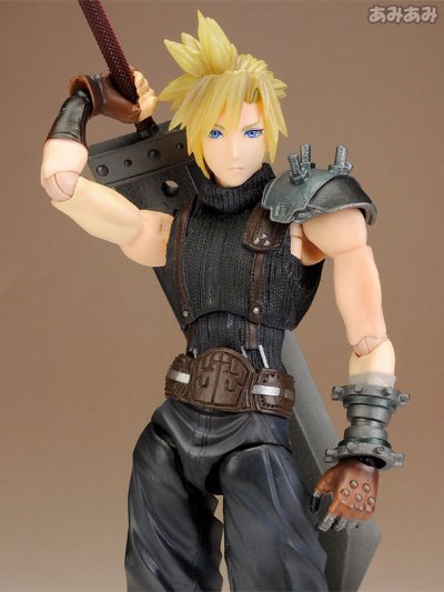 ディシディア 最终幻想 PlayArts改 クラウド 可动手办