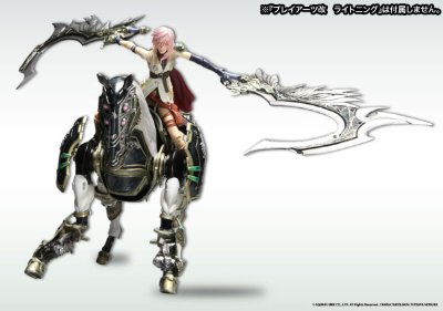 最终幻想XIII(13) PlayArts改 奥丁 可动手办