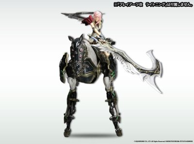 最终幻想XIII(13) PlayArts改 奥丁 可动手办