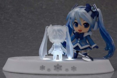 粘土人 #207 初音未来 雪未来 2012 毛绒绒外套版