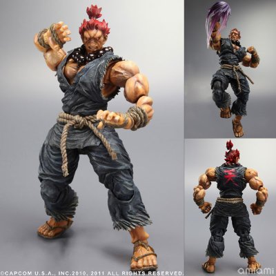 スーパー街霸4 PlayArts改 Vol.2 豪鬼 可动手办
