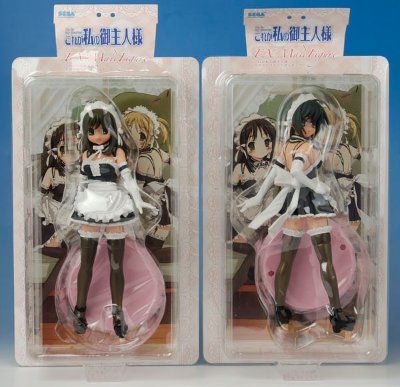 我的主人爱作怪 EX女仆フィギュア 第１弾 泽渡泉＆仓内安奈 ２种セット 