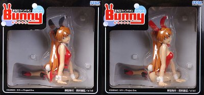 EVA HG BUNNYフィギュア アスカ ２种セット 