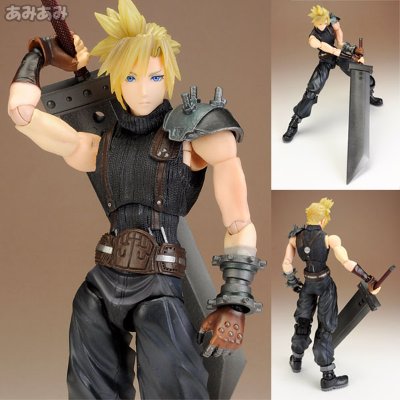 ディシディア 最终幻想 PlayArts改 クラウド 可动手办