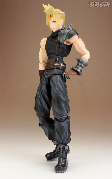 ディシディア 最终幻想 PlayArts改 クラウド 可动手办