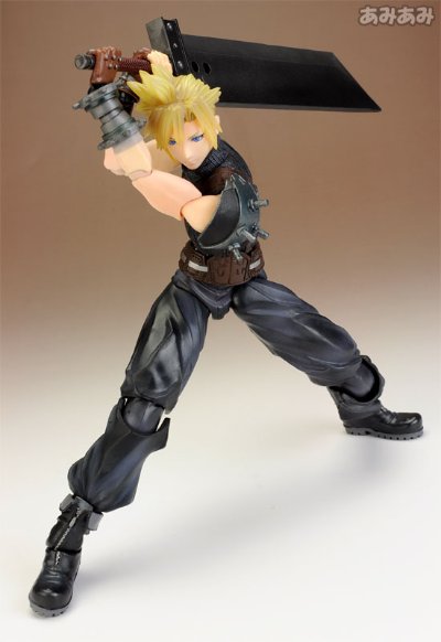 ディシディア 最终幻想 PlayArts改 クラウド 可动手办