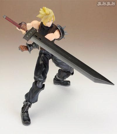 ディシディア 最终幻想 PlayArts改 クラウド 可动手办