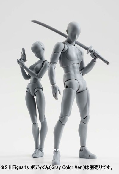 S.H.Figuarts 素体酱（女性素体） 豪华套装 灰色版