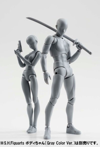 S.H.Figuarts 素体君（男性素体） 豪华套装 灰色版