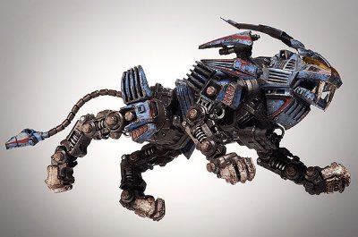ZOIDS SHIELD LIGER (ゾイド 重装长牙狮) 可动手办