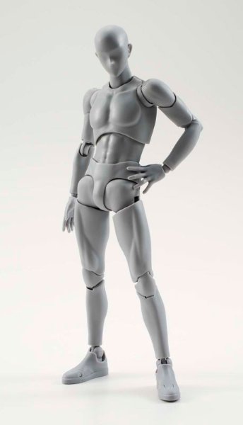 S.H.Figuarts 素体君（男性素体） 豪华套装 灰色版