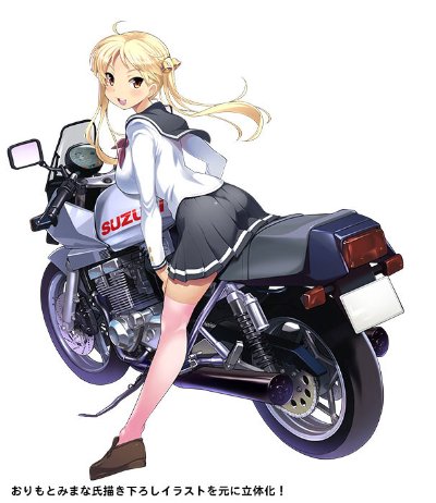 爆音少女！！ 铃乃木凛＆GSX400Sカタナ