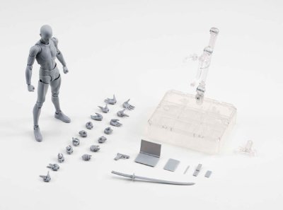 S.H.Figuarts 素体君（男性素体） 豪华套装 灰色版