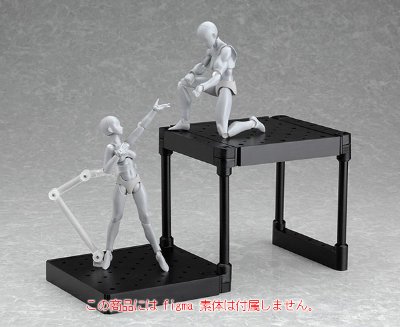 ディスプレイベース di：stage(ディステージ) 拡张(エクステンション)SET01 レイヤーユニット 黑ver.