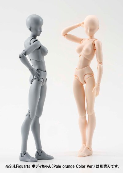 S.H.Figuarts 素体酱（女性素体） 豪华套装 灰色版