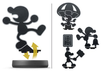 amiibo 任天堂全明星大乱斗 Mr. Game & Watch