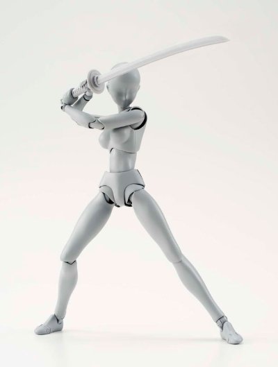 S.H.Figuarts 素体酱（女性素体） 豪华套装 灰色版