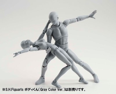 S.H.Figuarts 素体酱（女性素体） 豪华套装 灰色版