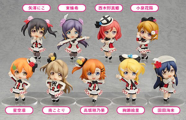 迷你黏土人 LoveLive! それは仆たちの奇迹Ver. ノーマル全9种+巴哈姆特1种SET