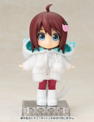 Cu-poche Extra 动物外套SET(白猫)