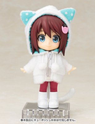 Cu-poche Extra 动物外套SET(白猫)