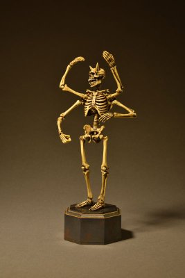 KT Project KT-006 竹谷隆之自在置物 骸骨 着彩