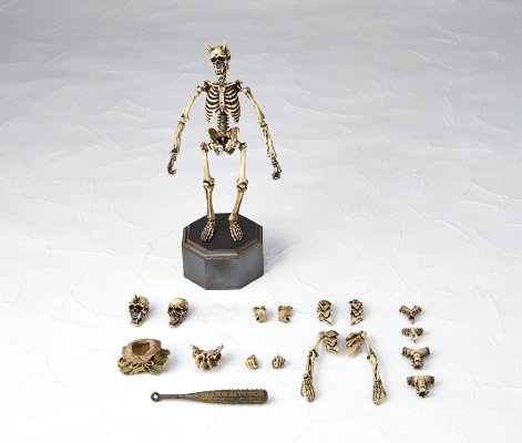 KT Project KT-006 竹谷隆之自在置物 骸骨 着彩