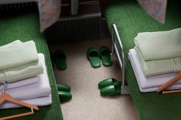 部品模型系列 1/12 内装模型 24系25形トワイライトエクスプレスB寝台