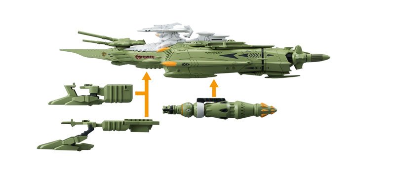 コスモフリートSpecial 宇宙战舰大和号2199 星巡る方舟 メダルーサ级歼灭型重戦舰 メARISA