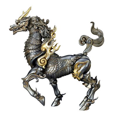 KT Project KT-001 竹谷隆之自在置物 麒麟 铁锖地调版