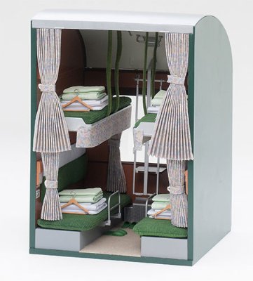 部品模型系列 1/12 内装模型 24系25形トワイライトエクスプレスB寝台