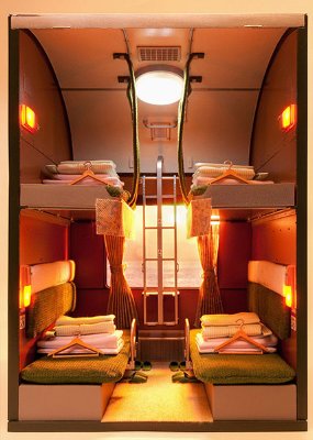 部品模型系列 1/12 内装模型 24系25形トワイライトエクスプレスB寝台