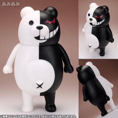 ダンガンロンパ 希望の学园と绝望の高校生 黑白熊 软质手办