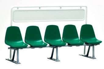 1/12スケール 鉄道小物系列 EK-02 駅ベンチ（みどり色）