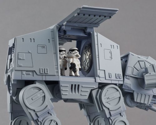可动系列D规格 星球大战 全地形装甲运输机  AT-AT