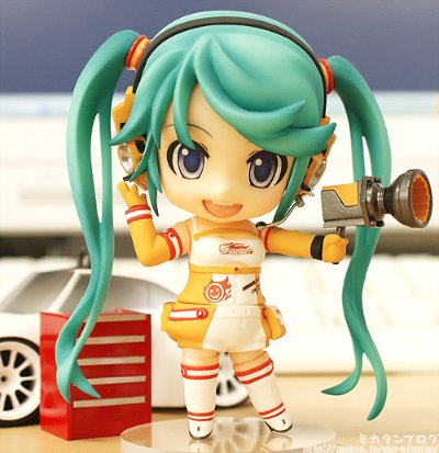 粘土人 #109a 良笑赛车 VOCALOID 初音未来 Racing 2010